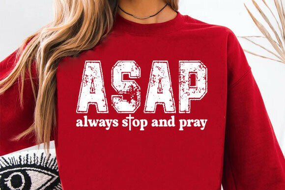 ASAP Christian Design PNG Faith Quote: Instant Digital Inspiration