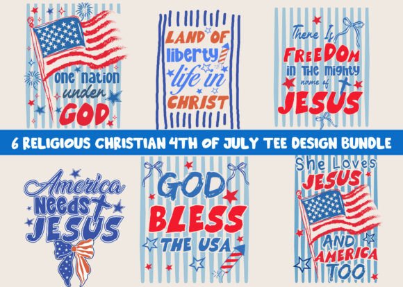 Celebrate Faith and Freedom: A Design Bundle for the Fourth