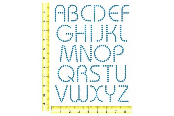 Creating Sparkle: Using Rhinestone Design FONT - ARUBA 2