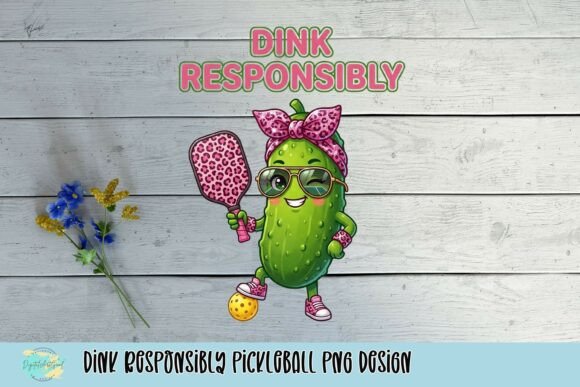 Dink Responsibly: A Playful Pickleball Design for Every Crafter