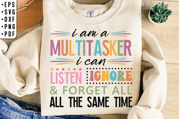 Embrace the Chaos: The 'I'm a Multitasker' SVG Design