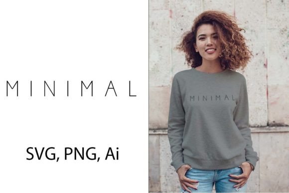 Minimal T-shirt Design Text: Modern Typography for Clean Brands