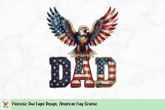 Patriotic Dad Eagle Design: A Graphic That Tells a Story