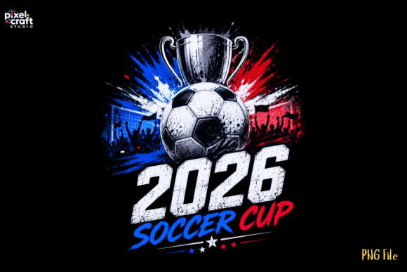 Soccer Championship 2026 PNG Design: Capture the Tournament Spirit