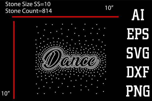 Sparkling Creativity: Unleashing the Dance Rhinestone Design
