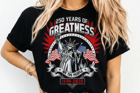 Wear History: America 250th Anniversary T-Shirt Design